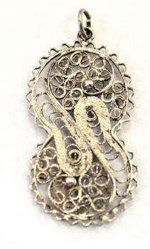 Stříbrný přívěšek - filigránový ornament