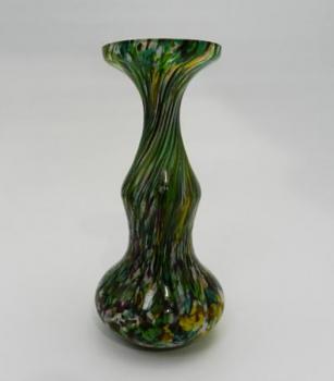 Skleněná barevná váza