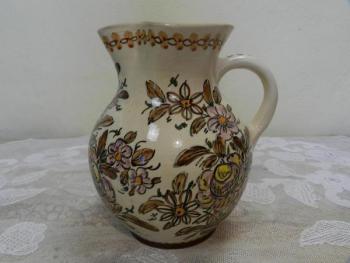 Ručně malovaný keramický džbán - Luby