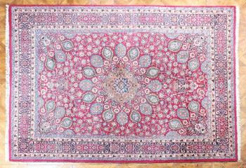 Ručně vázaný perský koberec Mashad 351x248cm