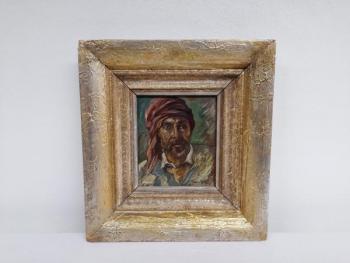 Franta Malý, portrét Bosenského sedláka, obraz