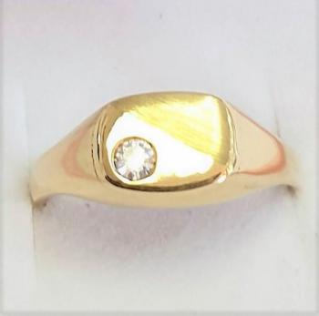 Pánský zlatý prsten  14 karátù