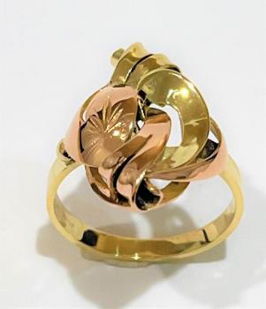 Zlatý dámský prsten-pun Èejka 4,03 gr