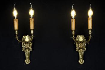 Párové starožitné lampy na zeï