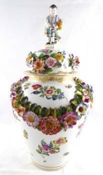 Porcelánová luxusní váza v míšeòském stylu - Worce