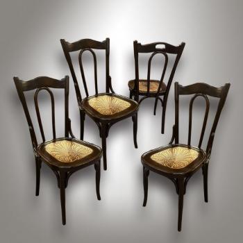 Set židlí 4ks – fa. Thonet / SJIR 29