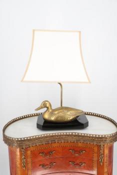 Stolní lampa s kachnou