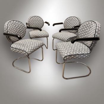 Set židlí s područkami 4 ks, Firma Slezák
