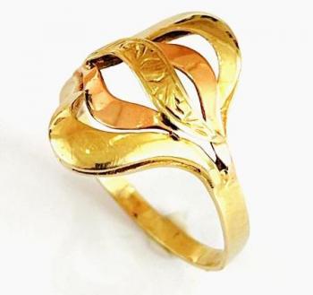 Zlatý prsten 14 karátů - velikost 66 výhodná cena