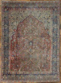Starožitný koberec Tabriz z 19. století