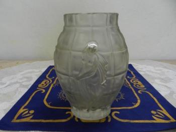 Art deco plastická váza s akty - Heinrich Hoffmann