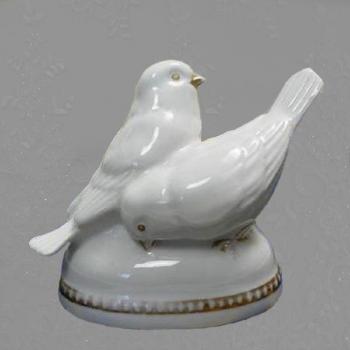 Porcelnov plastika, ptci - Merkln u K.V.