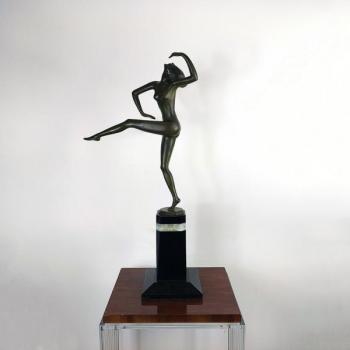 Bronzová figura ženy, F. Weiss