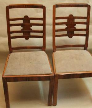 Dvě židle ve stylu Art deco