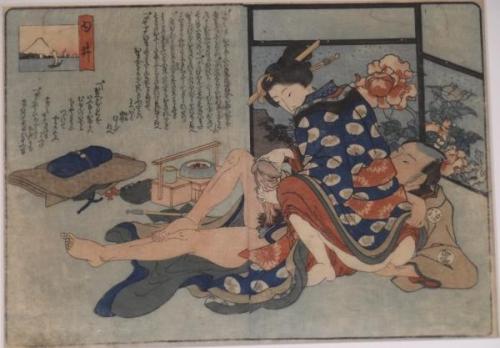 Kuniyoshi Utagawa. Shunga. Erotické hrátky II.