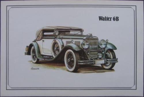 Zapadlík Václav : Automobil Walter 6B