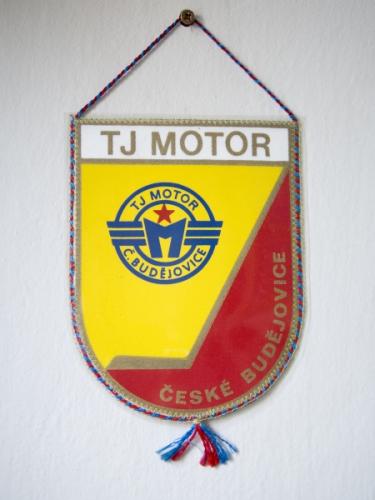 Hokejov vlajeka TJ Motor esk Budjovice (1973/74)