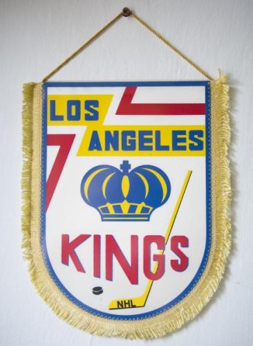 Hokejov vlajeka klubu NHL Los Angeles Kings