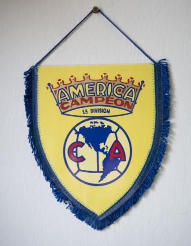 Fotbalov vlajeka mexickho klubu Amrica