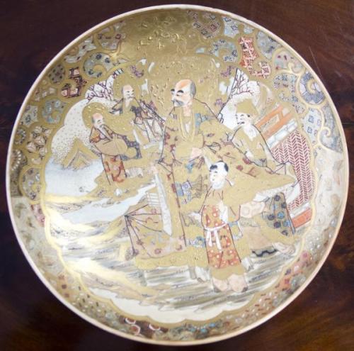 Čínský porcelánový talíř