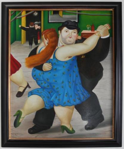 Fernando Botero. Tanèící pár