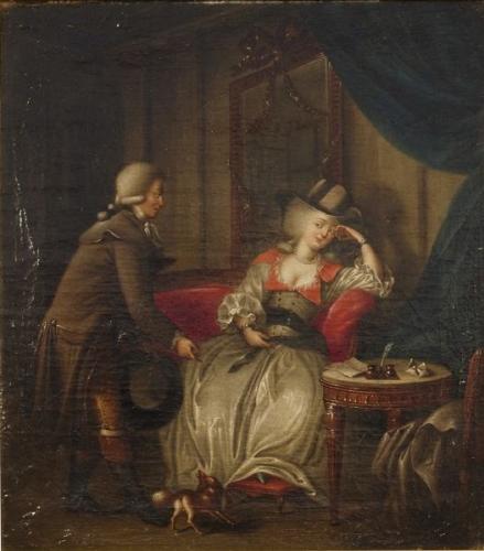 olej na pltn, Francie 1780