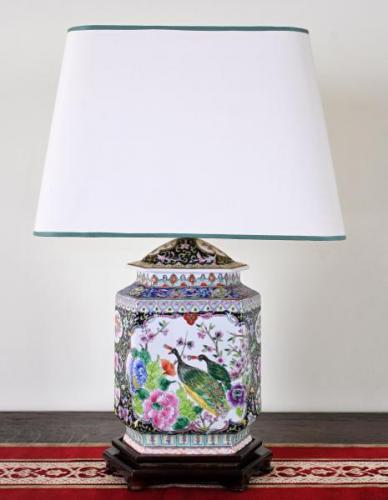 Velké čínské lampy. Ručně malované. Výška 66 cm