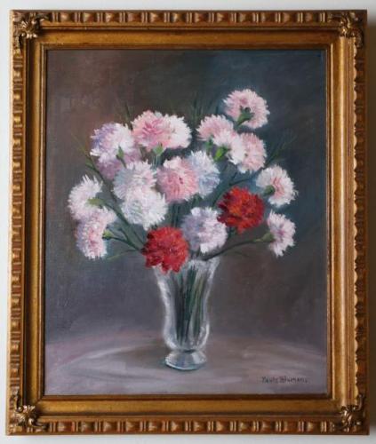 Paule Bisman obraz květinové zátiší
