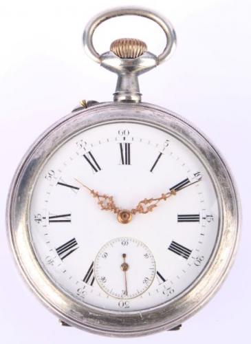 Kapesn pnsk hodinky plasticky zdoben, 1900