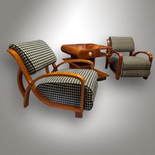 Parova-kresla-stolek-Art-Deco-T-7642