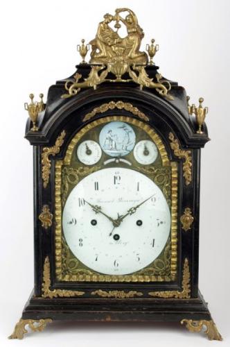 Prask barokn hodiny Bernard Biswanger, 1770