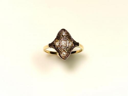 Zlatý prsten Art Deco
