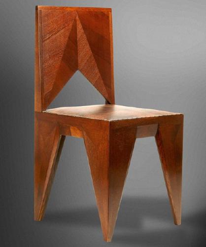 Vlastislav Hofman (1884–1964): Kubistická židle, 1911, Čechy