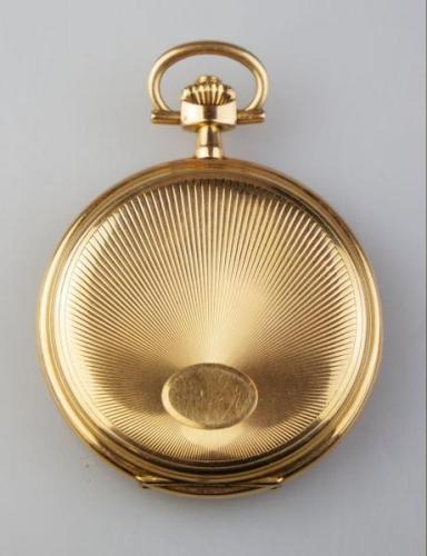 Zlaté pánské kapesní hodinky